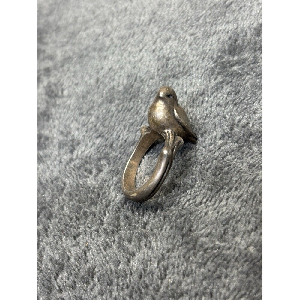 James Avery Retired 925 Sterling Silver Bird on a Branch Jewelry Ring Size 5